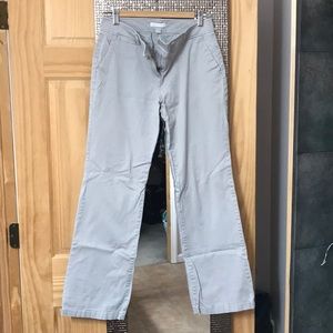 Grey cotton khaki pants